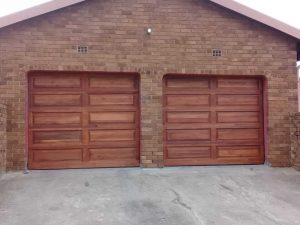 Single Wooden Garage Door