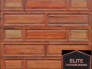 Single Wooden Garage Door